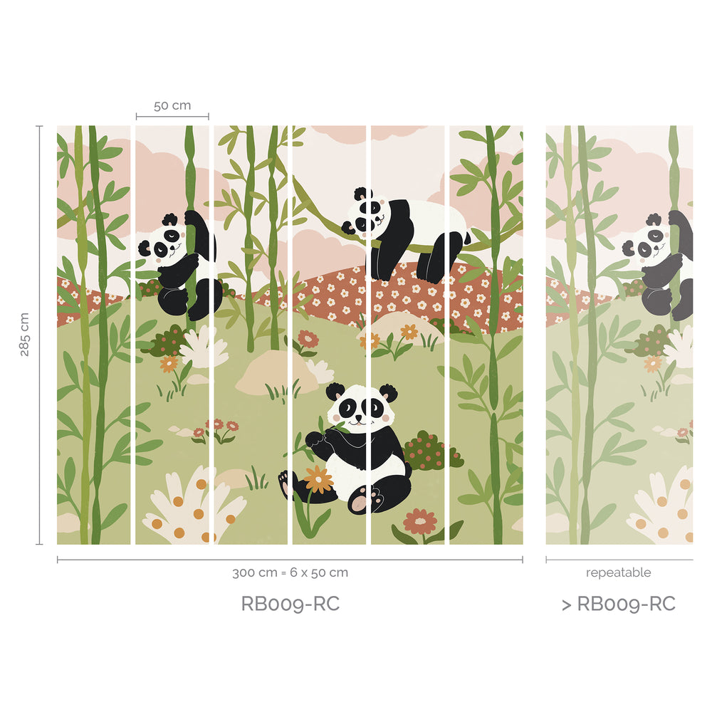 Recycled Wallpaper Panda