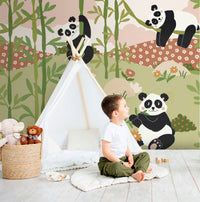 Recycled Wallpaper Panda