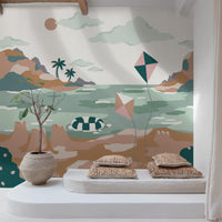 RB011-RC Roomblush Seascape behang, papier peint, wallpaper, tapete