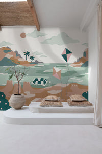 RB011-RC Roomblush Seascape behang, papier peint, wallpaper, tapete