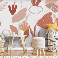 RB377 mood-terracotta -  Roomblush , Safari behang, papier peint, wallpaper, tapete