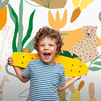 RB379  Roomblush , Safari yellow behang, papier peint, wallpaper, tapete