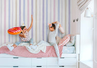 RB417_Behang Delicate Stripes Multi Lila - wallpaper, papier peint, behang, tapete