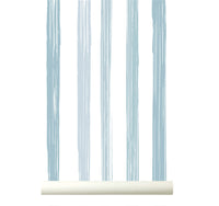 RB421 Behang Delicate Stripes Turquoise - wallpaper, papier peint, behang, tapete