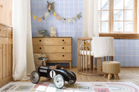 RB426 Gentle Grid Blauw - behangpapier kinderkamer