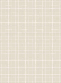 RB427 Gentle Grid Beige Sample - behangpapier kinderkamer