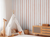 RB420 Behang Delicate Stripes Perzik - wallpaper, papier peint, behang, tapete