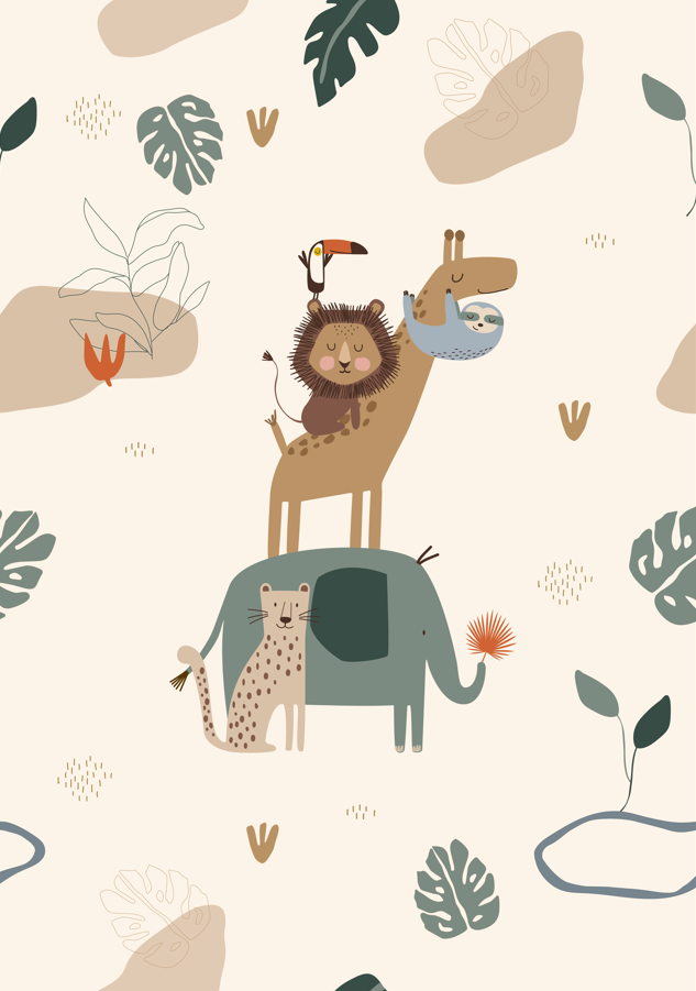 Papier peint Safari Stack 