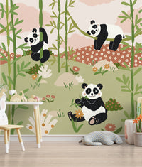Recycled Wallpaper Panda