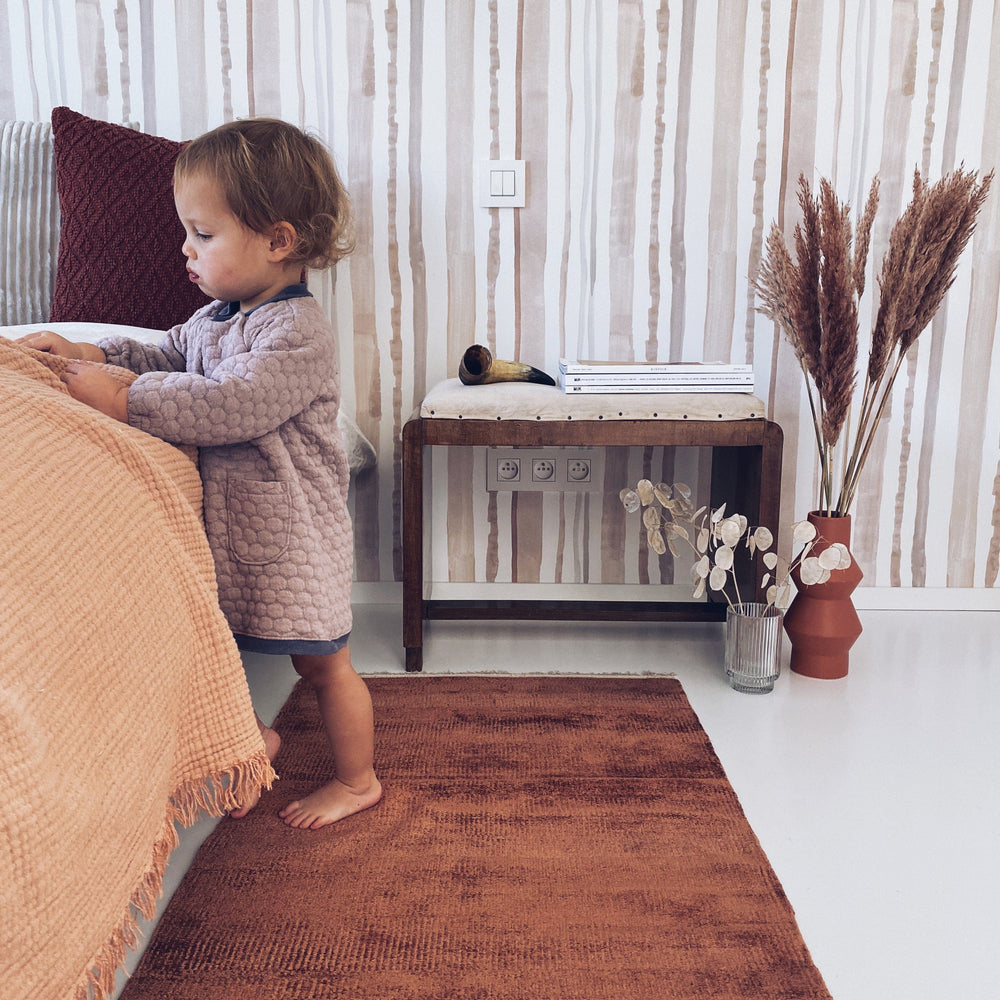 RB237 Behang Stripes Nude - roomblush