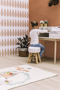 RB097 Behang Botanic copperblush - roomblush