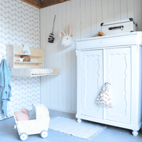 RB122 Behang Hearts grey - roomblush
