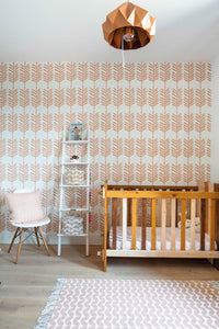 RB153 Behang Feathers warmpink - roomblush