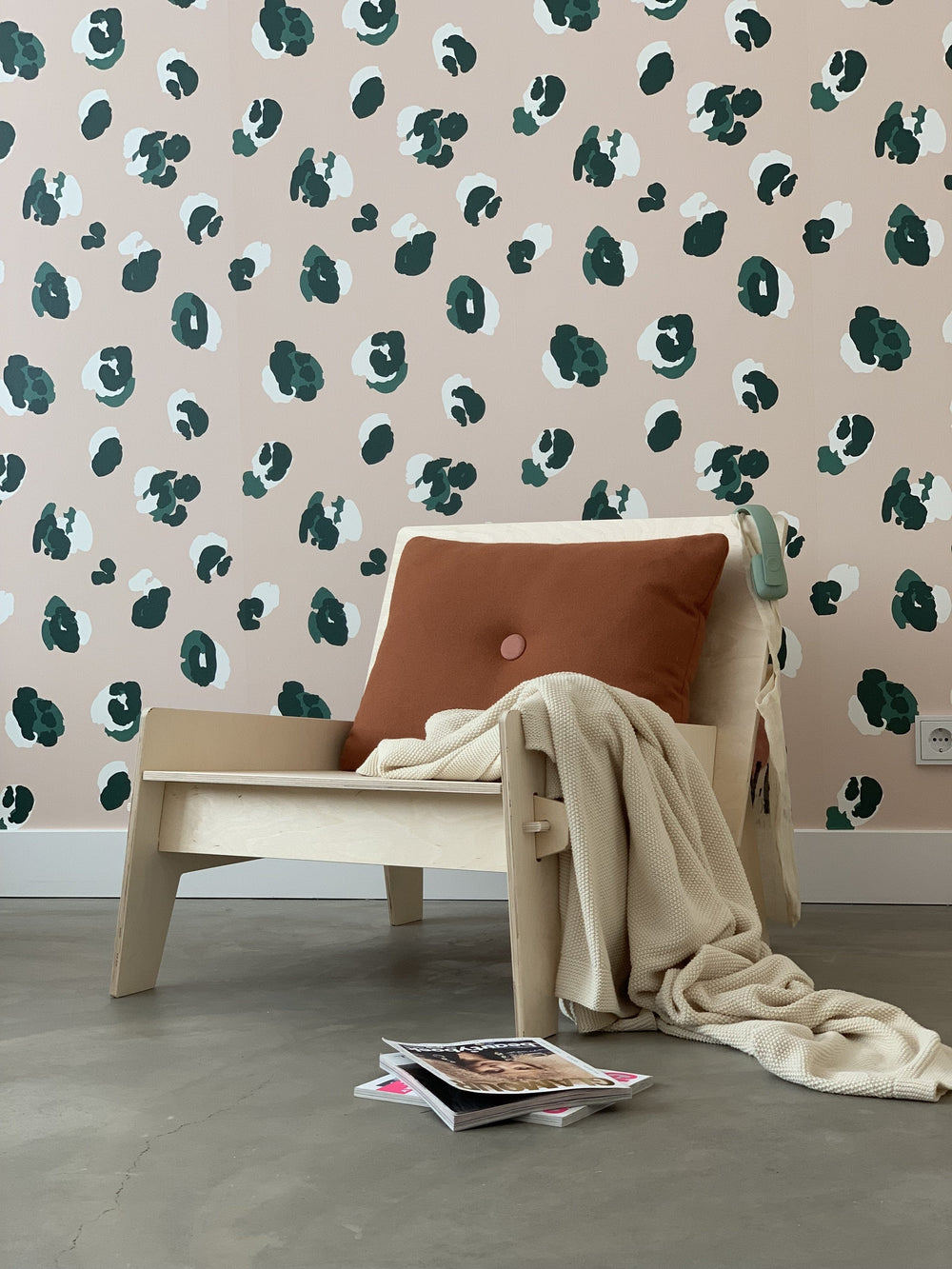 RB226 Leopard Roze-Groen