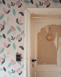 RB206 Behang ParisParis pink green - ParisParis wallpaper, papier peint, behang, tapete