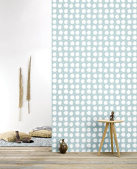 RB110 Behang Fluff softblue - roomblush