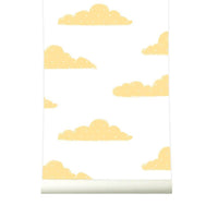 RB128 Behang Sweet Clouds yellow - roomblush