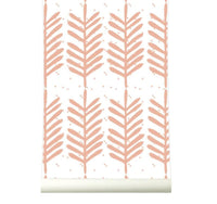 RB153 Behang Feathers warmpink - roomblush