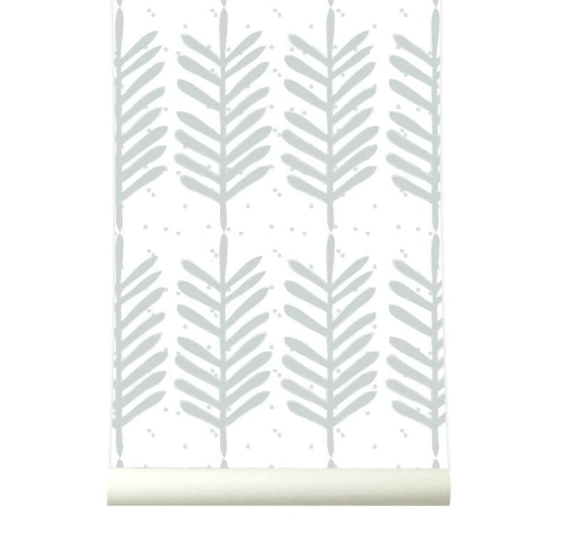RB154 Behang Feathers grey - roomblush