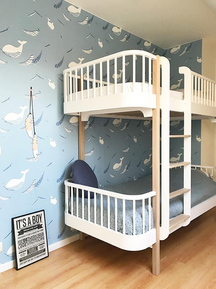 RB164 Behang be free blue - roomblush