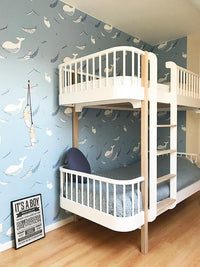 RB164 Behang be free blue - roomblush