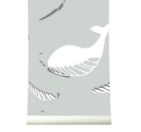 RB165 Behang be free grey - roomblush