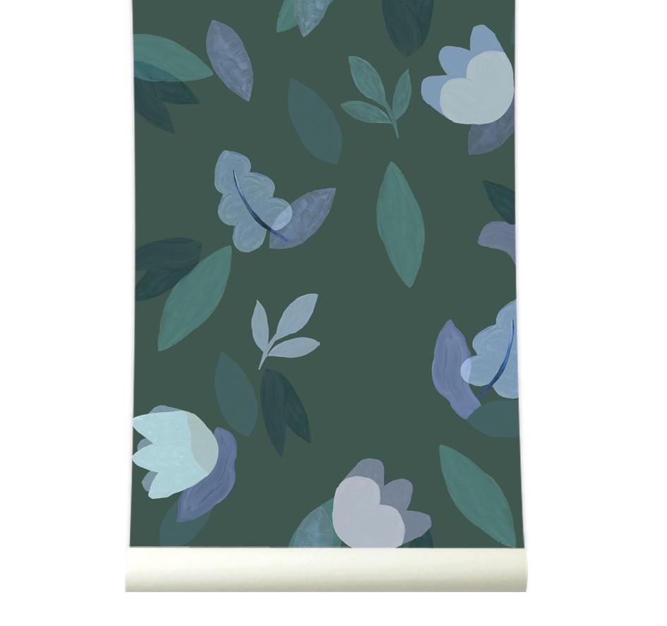 RB204 swatch-groen -  Roomblush ParisParis wallpaper, papier peint, behang, tapete