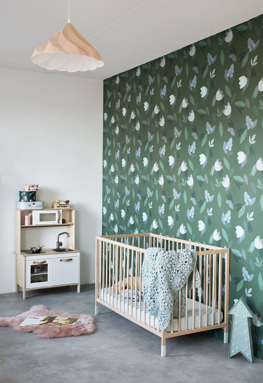 RB204 Behang ParisParis greenblue -  Roomblush ParisParis wallpaper, papier peint, behang, tapete