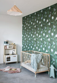 RB204 Behang ParisParis greenblue -  Roomblush ParisParis wallpaper, papier peint, behang, tapete
