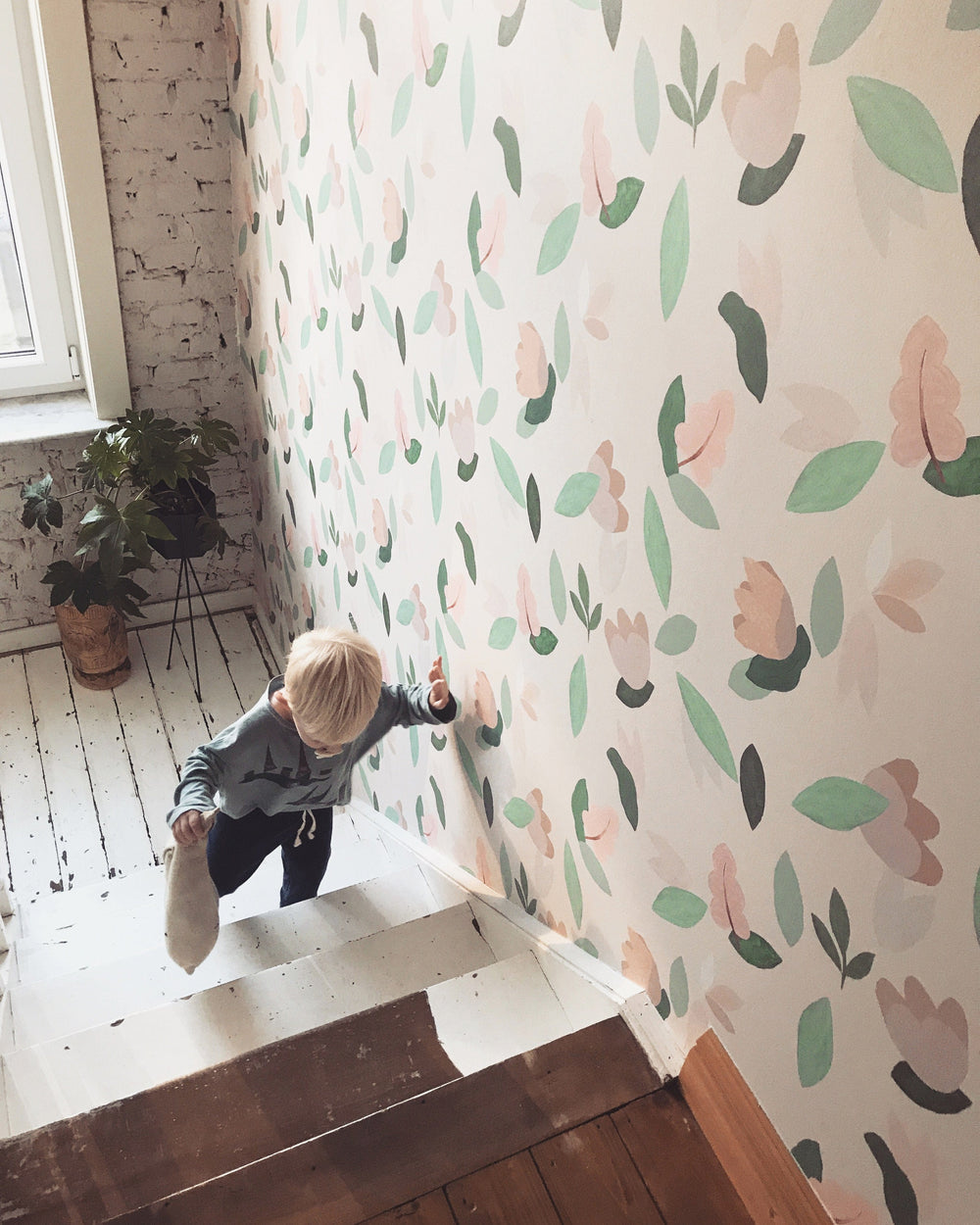 RB206 Behang ParisParis pink green - ParisParis wallpaper, papier peint, behang, tapete