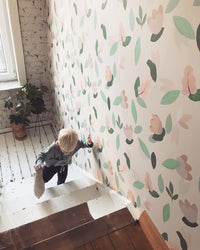RB206 Behang ParisParis pink green - ParisParis wallpaper, papier peint, behang, tapete
