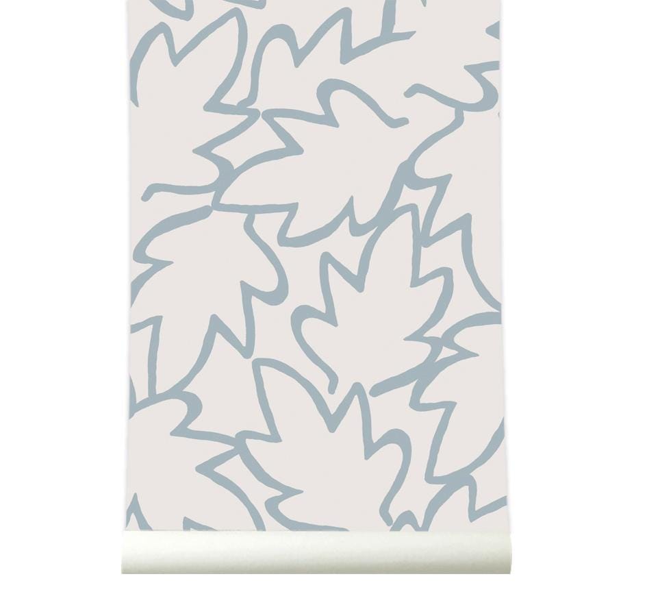 RB220 Behang Autumn Leaves Blue - roomblush