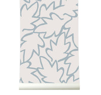 RB220 Behang Autumn Leaves Blue - roomblush