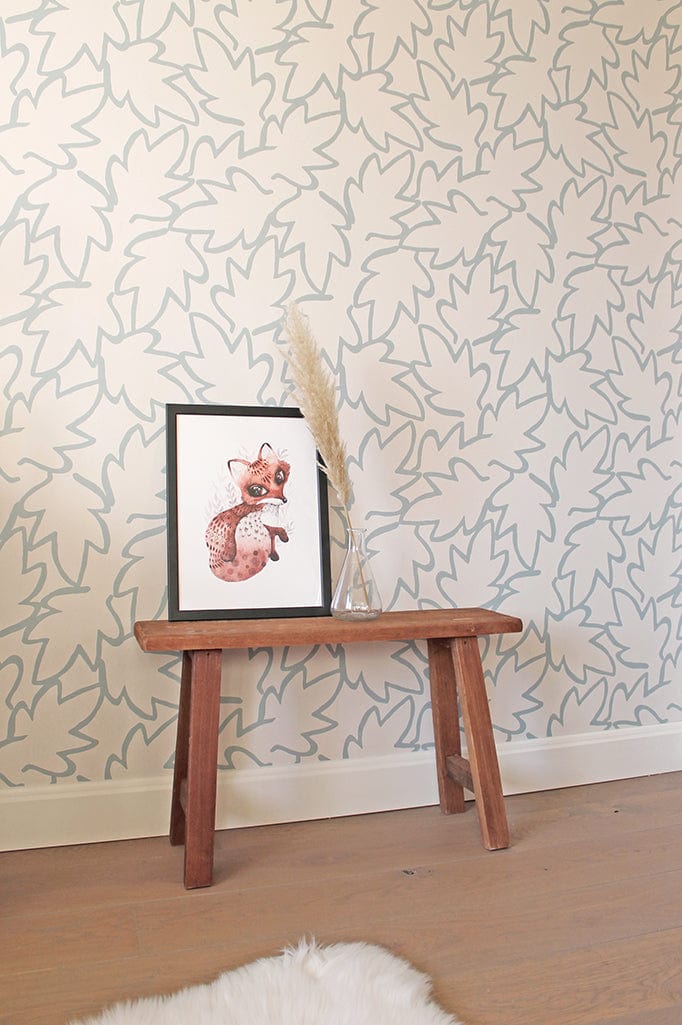 RB220 Behang Autumn Leaves blue - roomblush