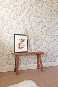 RB220 Behang Autumn Leaves blue - roomblush