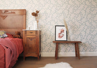RB220 Behang Autumn Leaves blue - roomblush