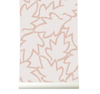 RB222 Behang Autumn Leaves peach - roomblush