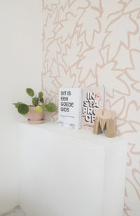 RB222 Behang Autumn Leaves peach - roomblush