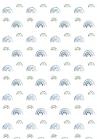 RB233 swatch-bluegreen - Roomblush Rainbow Wallpaper, arc-en-ciel Papier peint, Regenboog Behang, Tapete