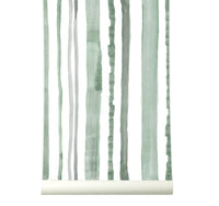 RB236 Behang Stripes Green - roomblush