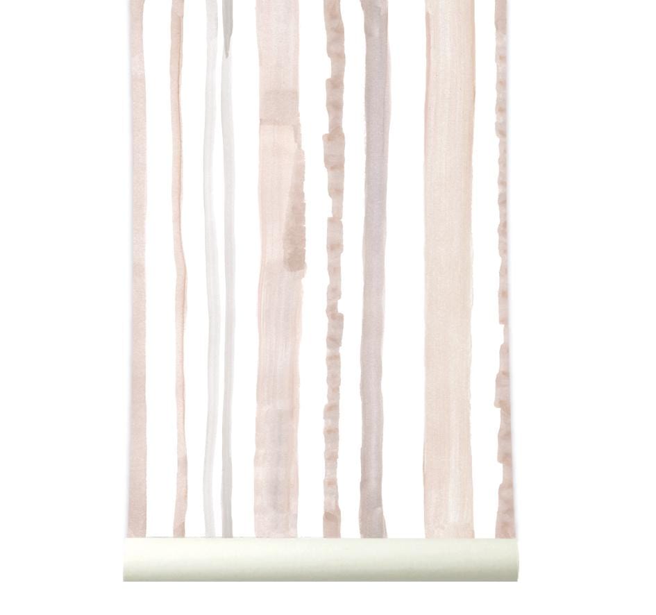 RB237 Behang Stripes Nude - roomblush