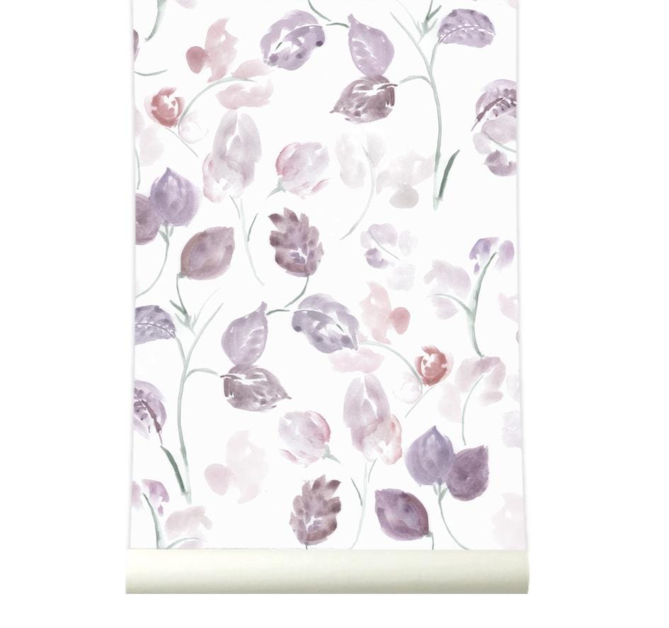RB243 swatch-paars - Roomblush Unicorn Wallpaper, Papier peint, Behang, Tapete
