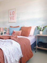 RB251 Behang Layered Blue - Roomblush Layered Wallpaper, Papier peint, Behang, Tapete