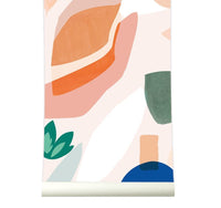RB254 swatch-multi  Roomblush Pieces wallpaper, papier peint, behang, tapete