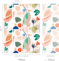 RB254 -   Roomblush Pieces wallpaper, papier peint, behang, tapete