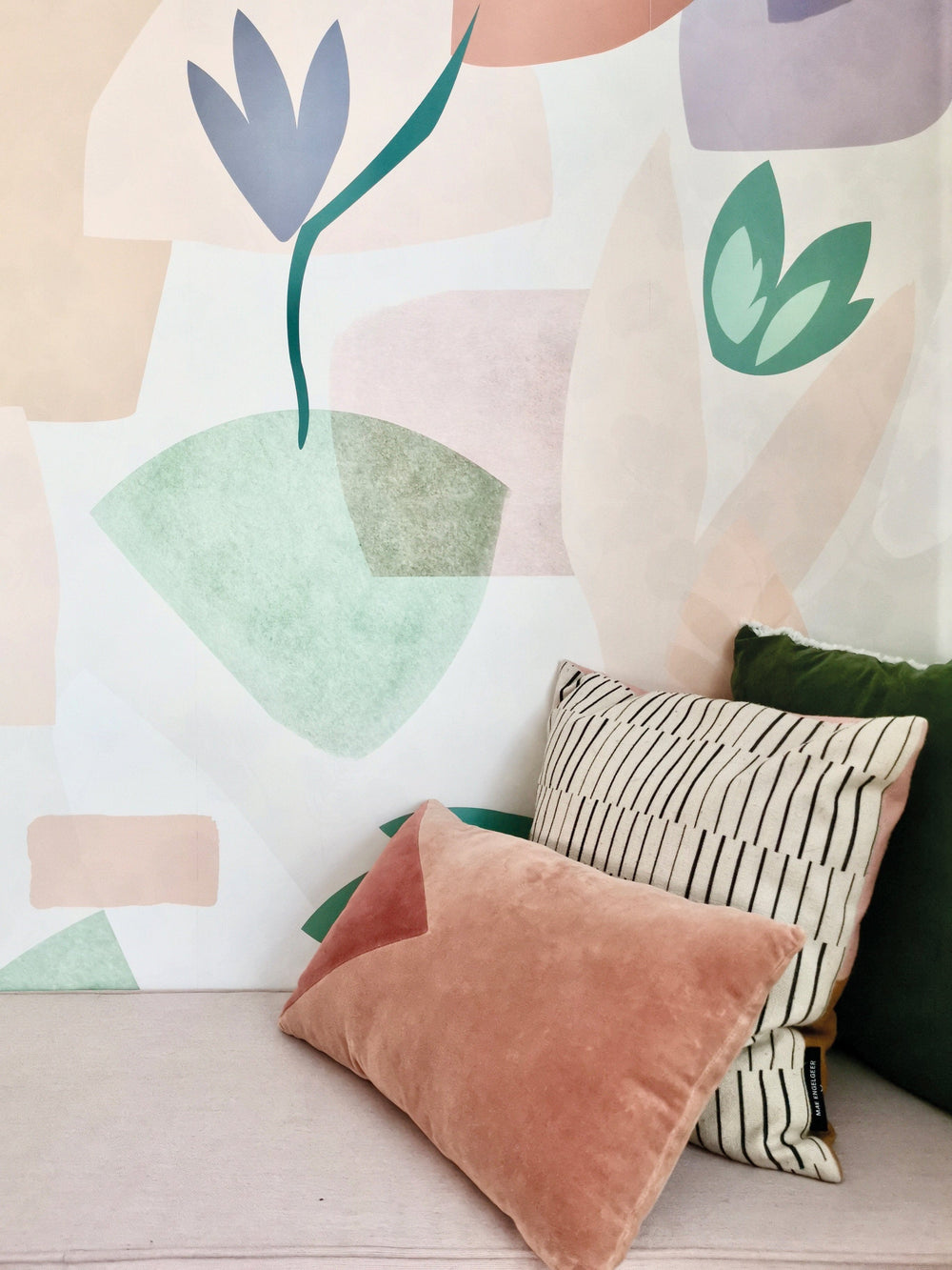 RB255 Behang Pieces Pastel -   Roomblush Pieces wallpaper, papier peint, behang, tapete