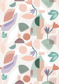 RB255 swatch-pastel -   Roomblush Pieces wallpaper, papier peint, behang, tapete