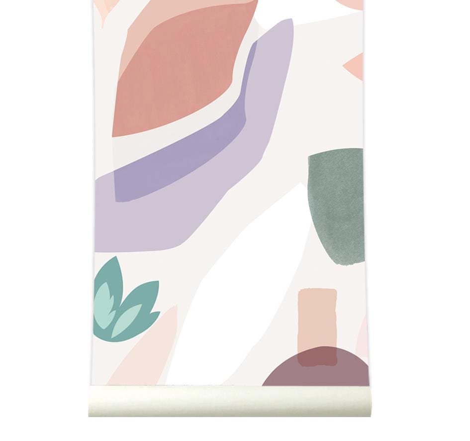 RB255 swatch-pastel -   Roomblush Pieces wallpaper, papier peint, behang, tapete