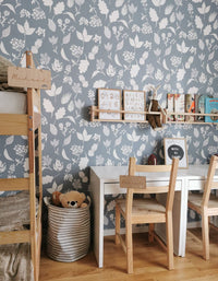 RB271 Behang Into Fall softblue - roomblush