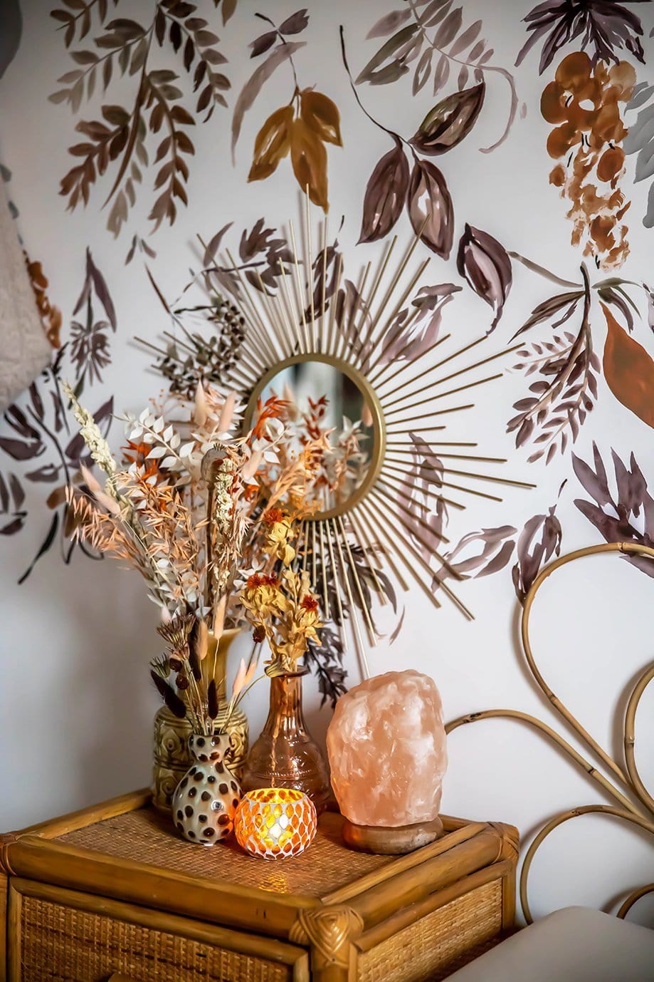 RB278 Behang Garland ocre - roomblush